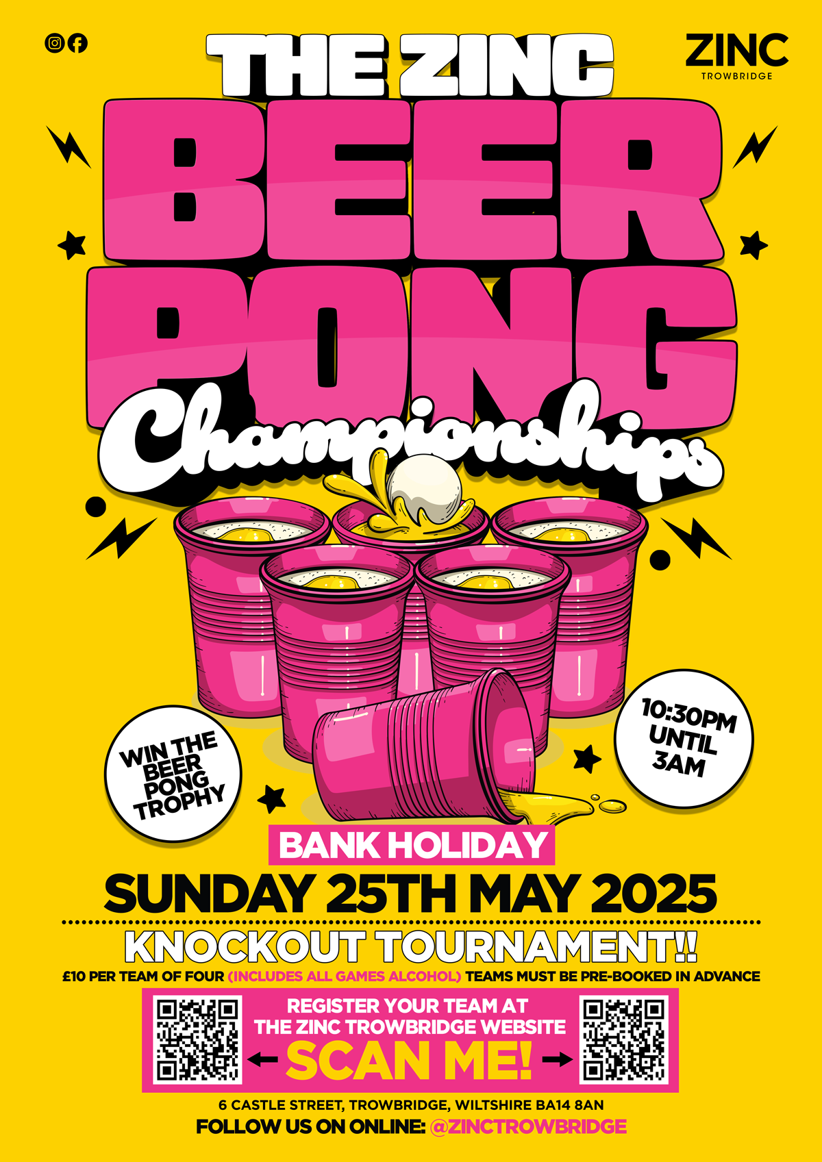 The Zinc Beer Pong Championships