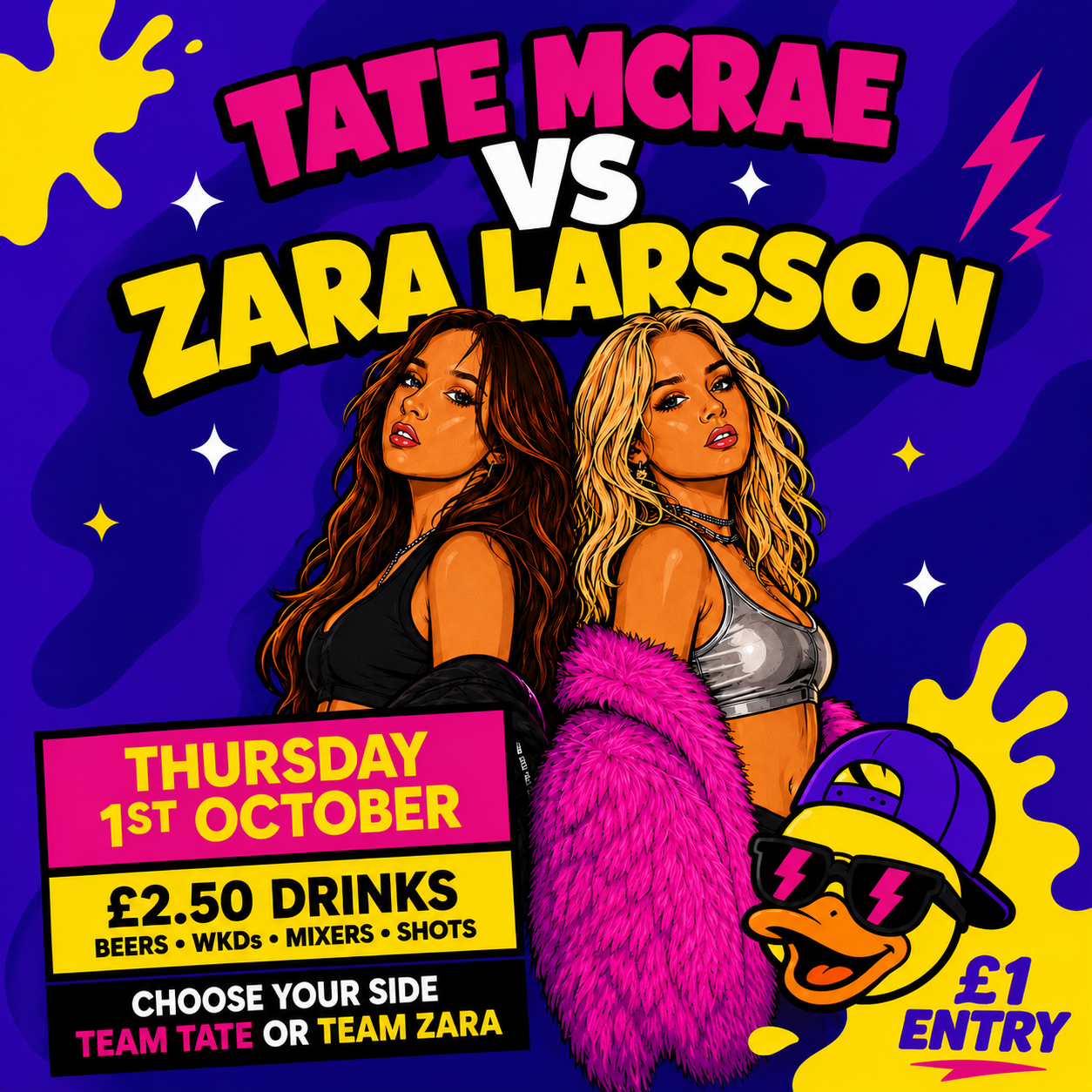 TATE MCRAE VS ZARA LARSSON