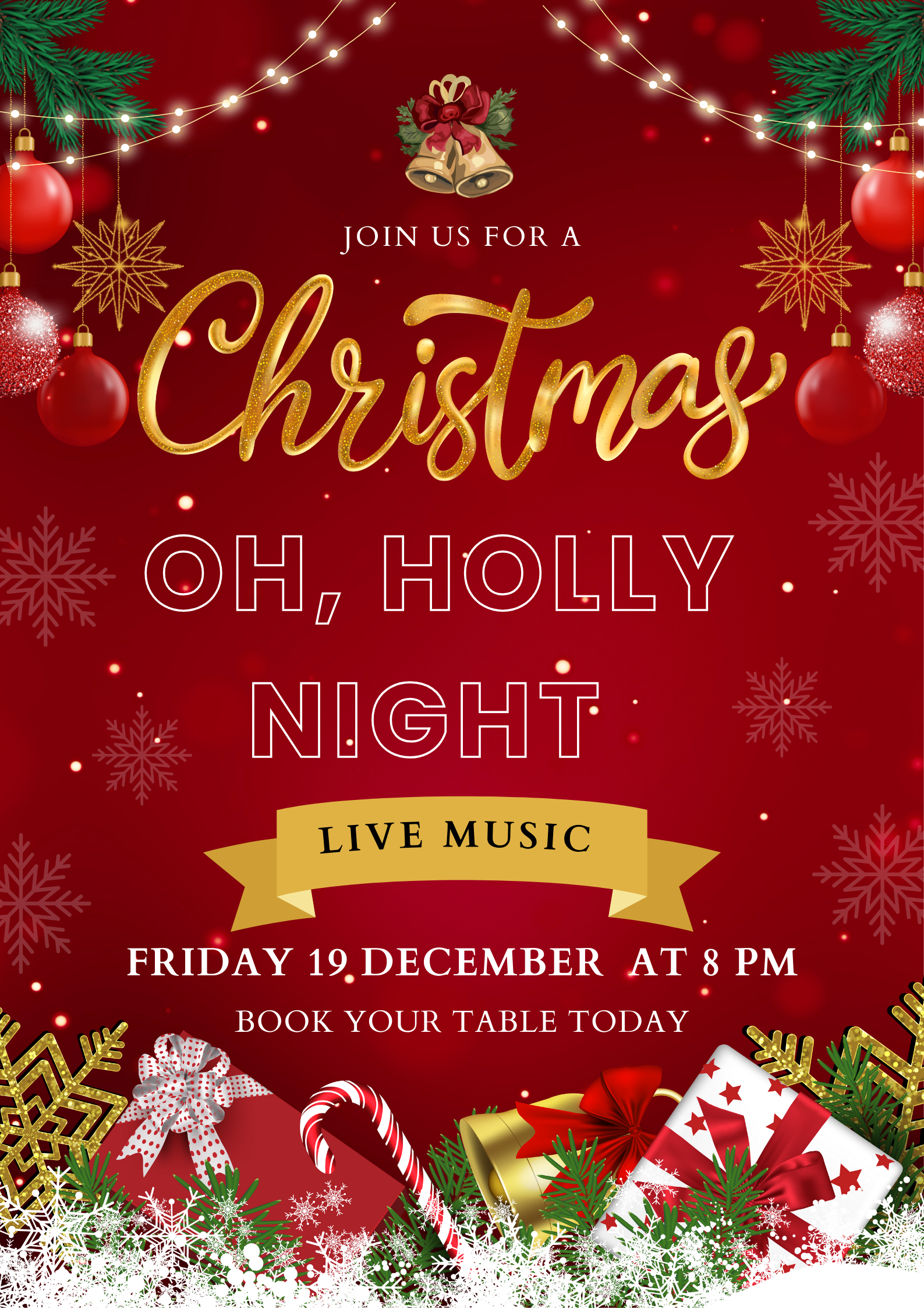 Oh, Holly Night Live Music