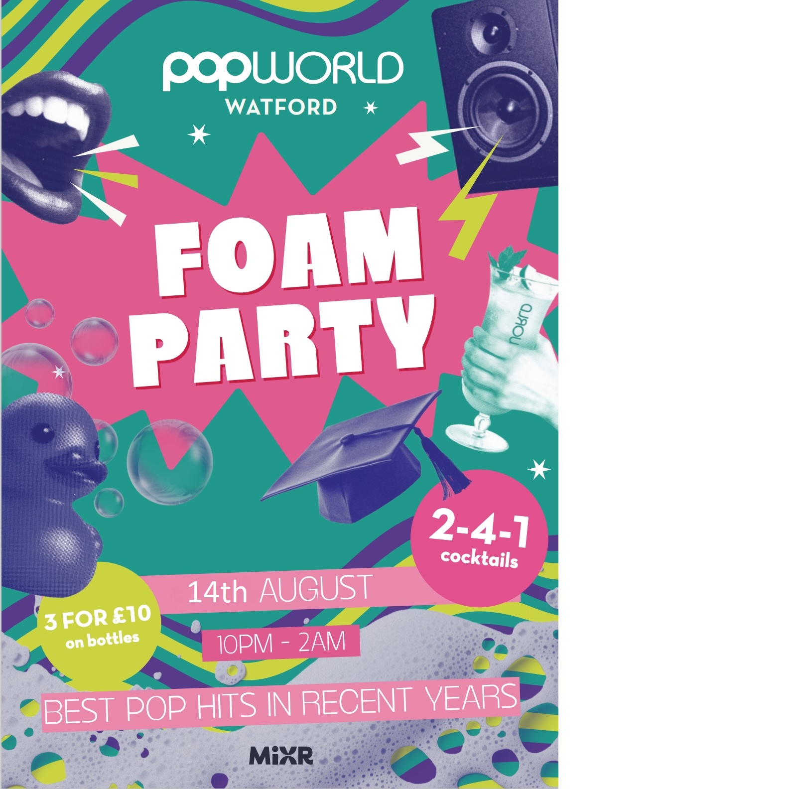 A-levels FOAM PARTY 🧽
