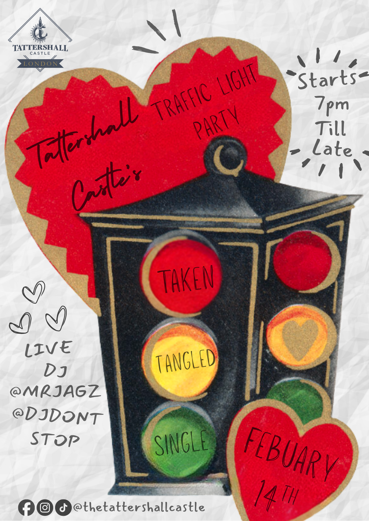 Valentine's Traffic Light Party