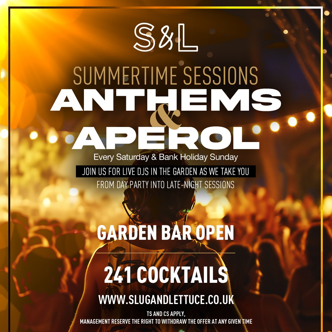 Anthems and Aperol Garden Party 