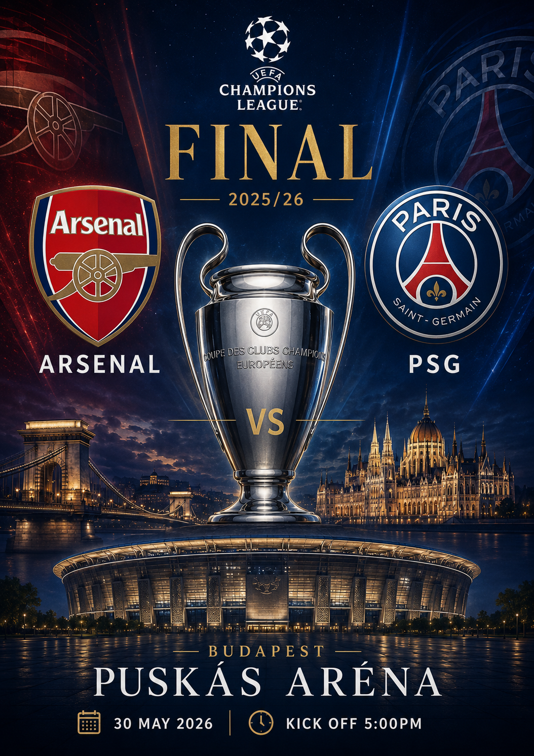 Arsenal vs PSG