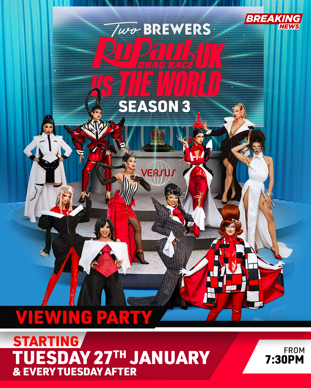 Drag Race UK vs The World Viewing