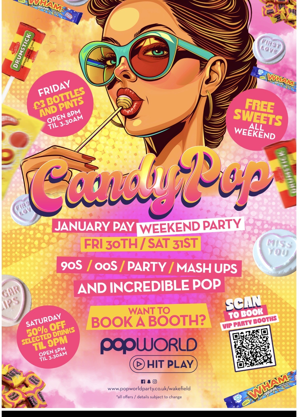 Candy POP Pay Weekend Party