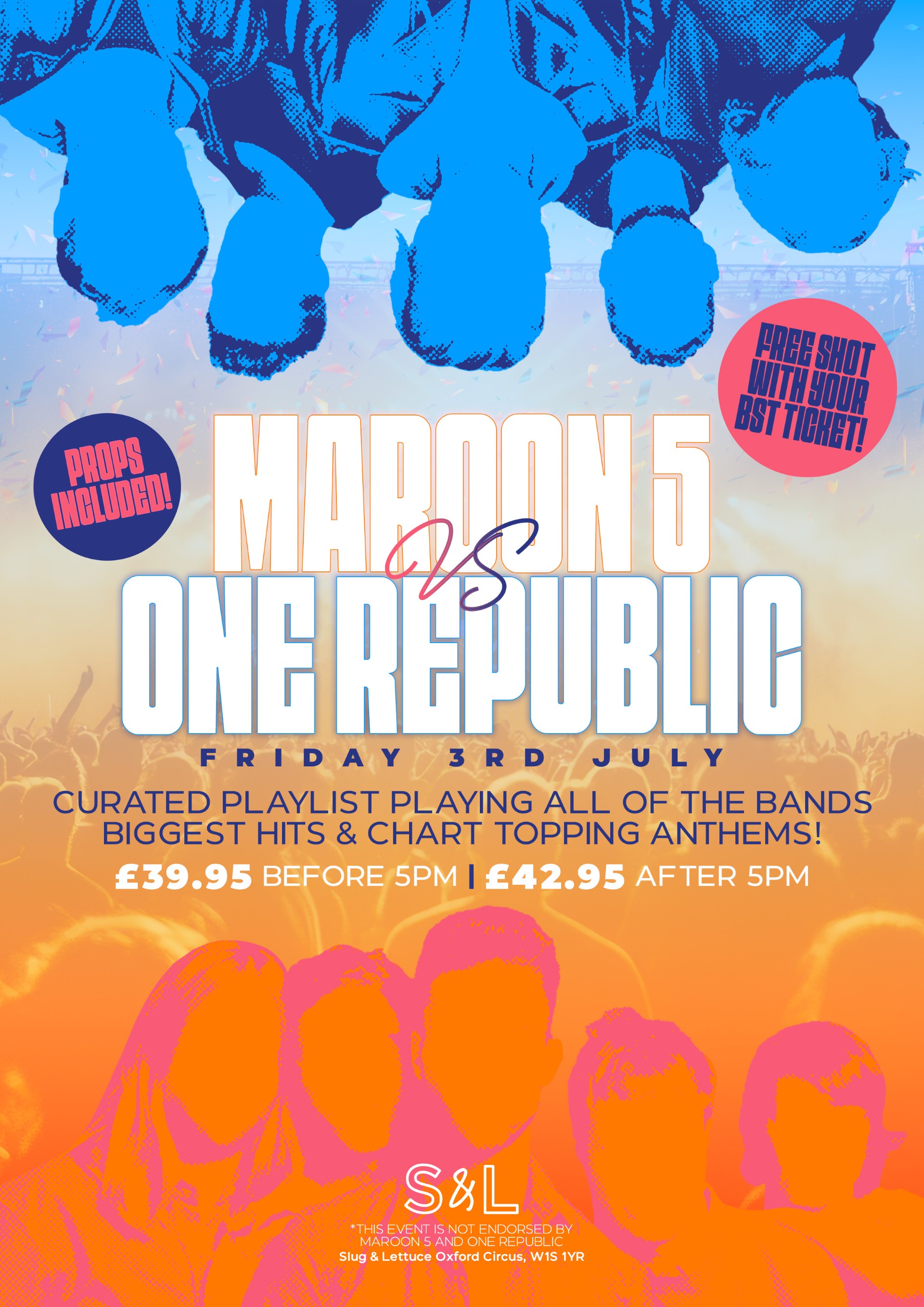 Maroon 5 vs One Republic Brunch