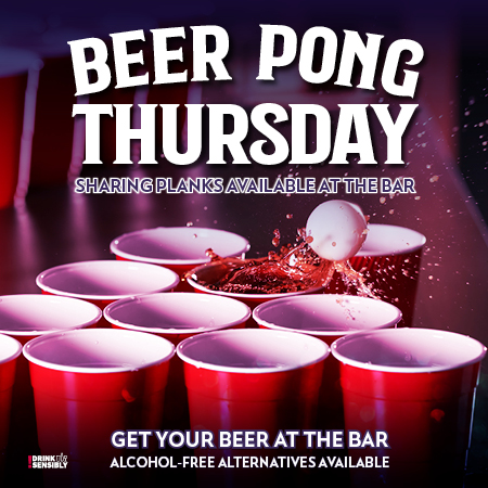 Beer pong Thursdays
