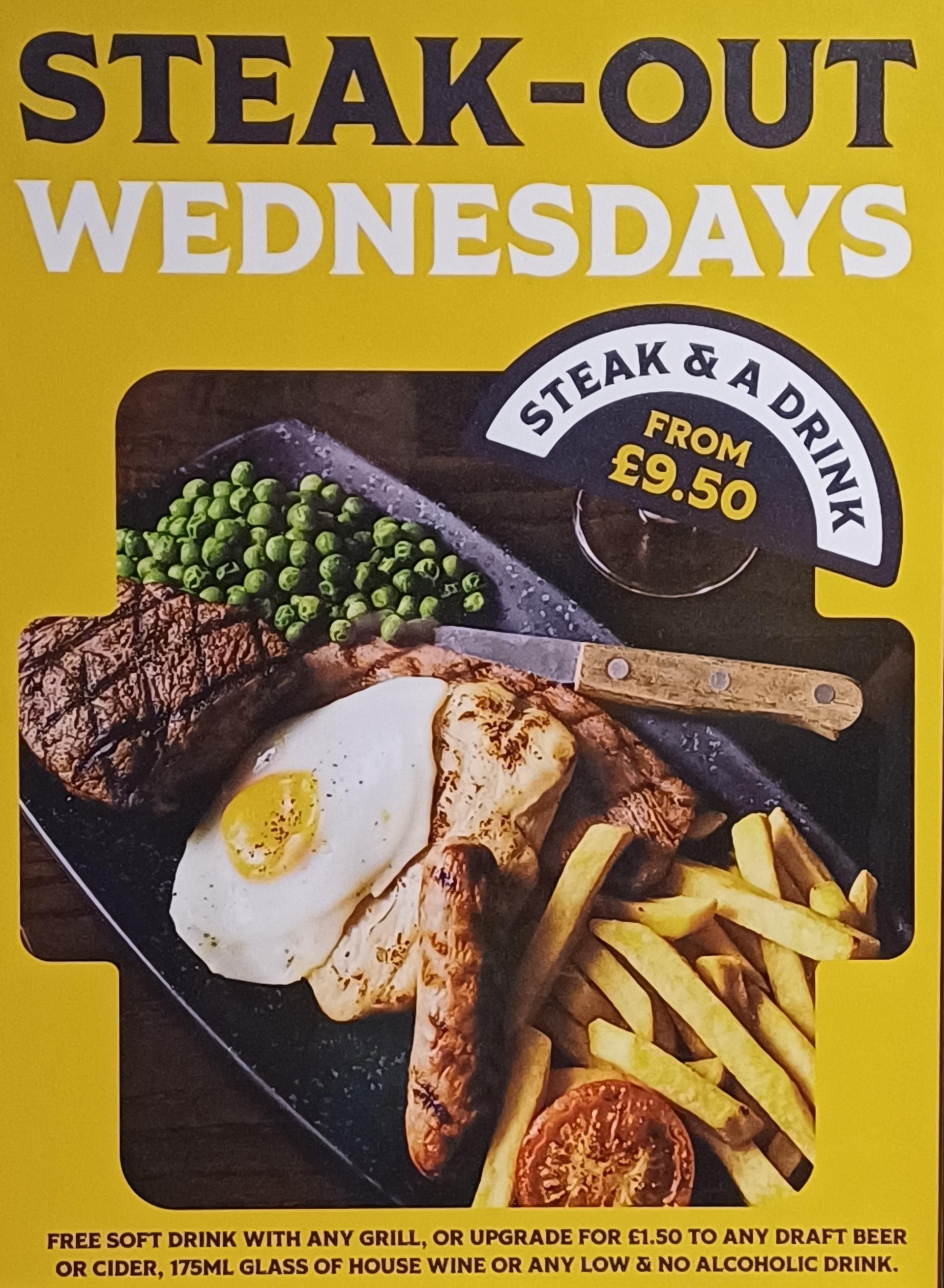 Steak out Wednesdays