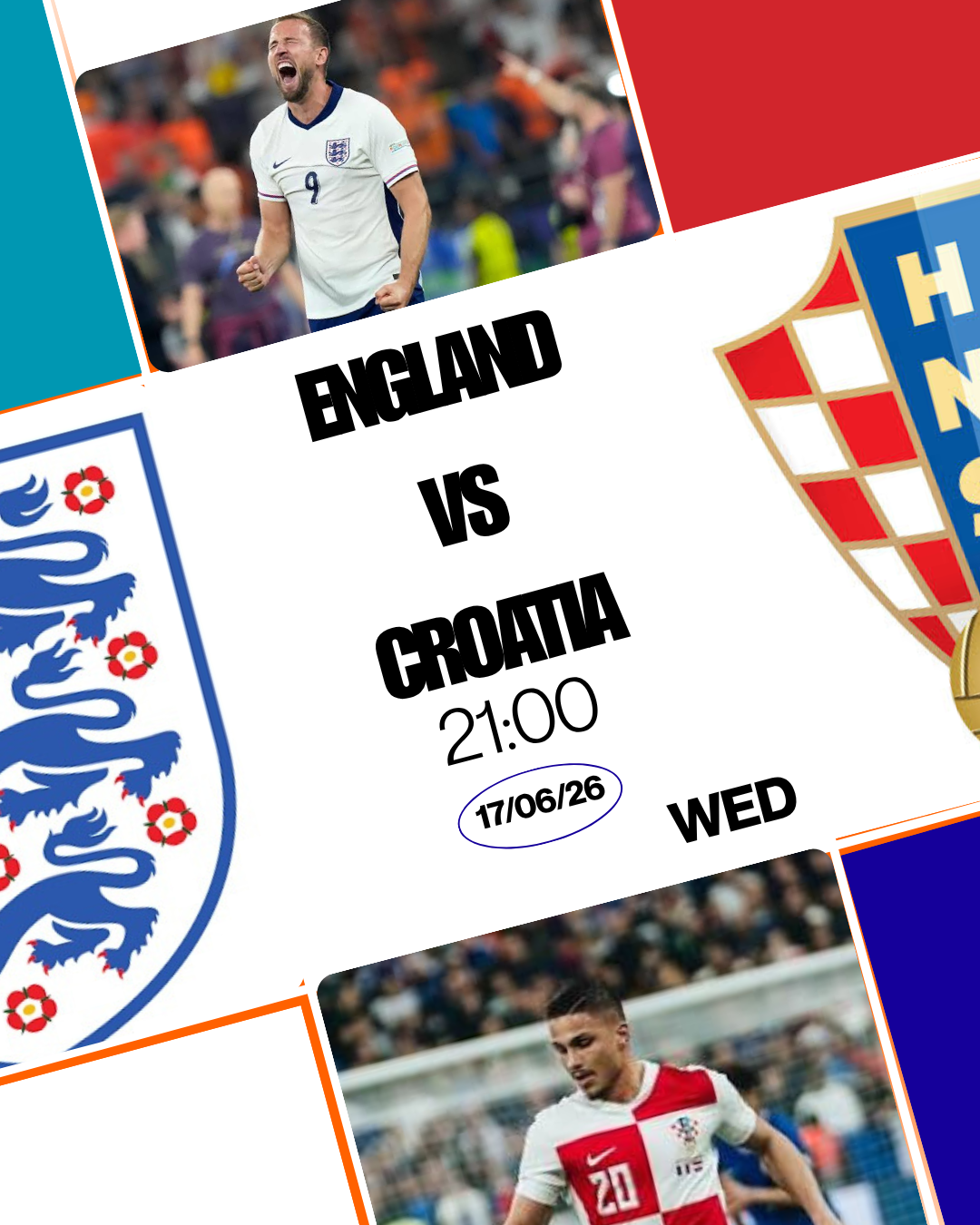England V Croatia