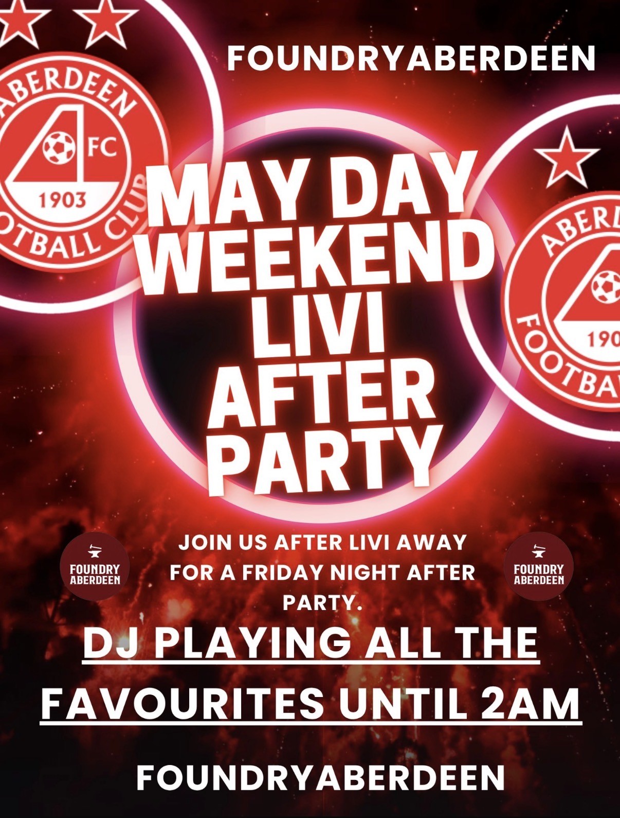 Livingston V Aberdeen After party 