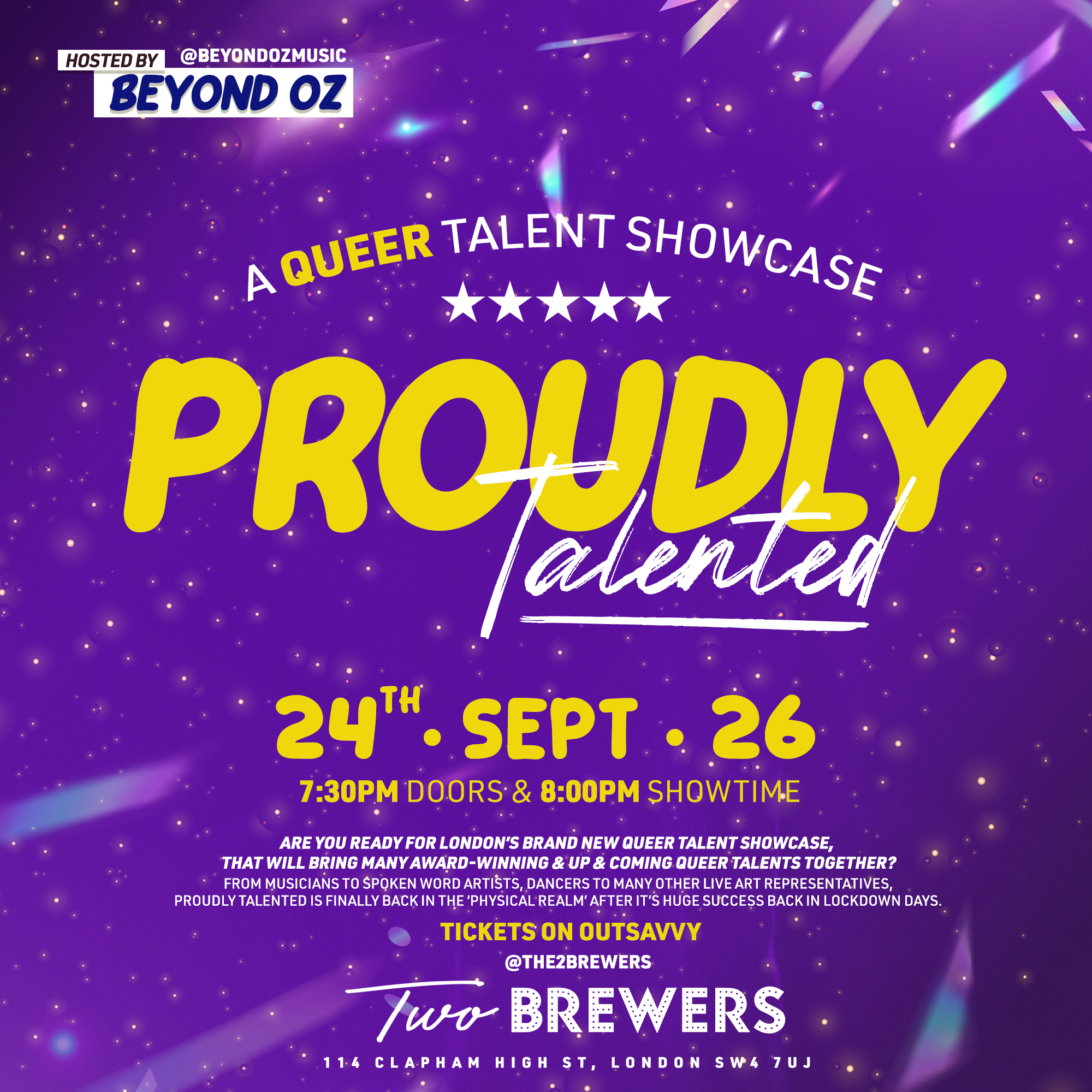 PROUDLY TALENTED