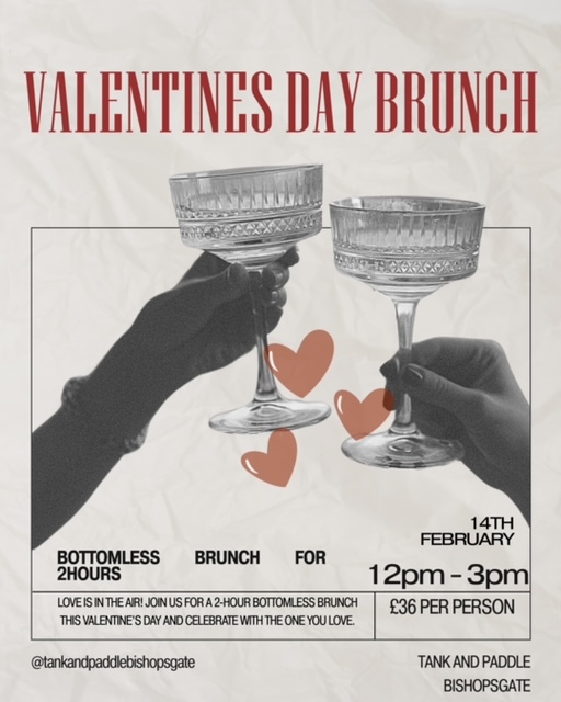 Valentines Day Bottomless Brunch