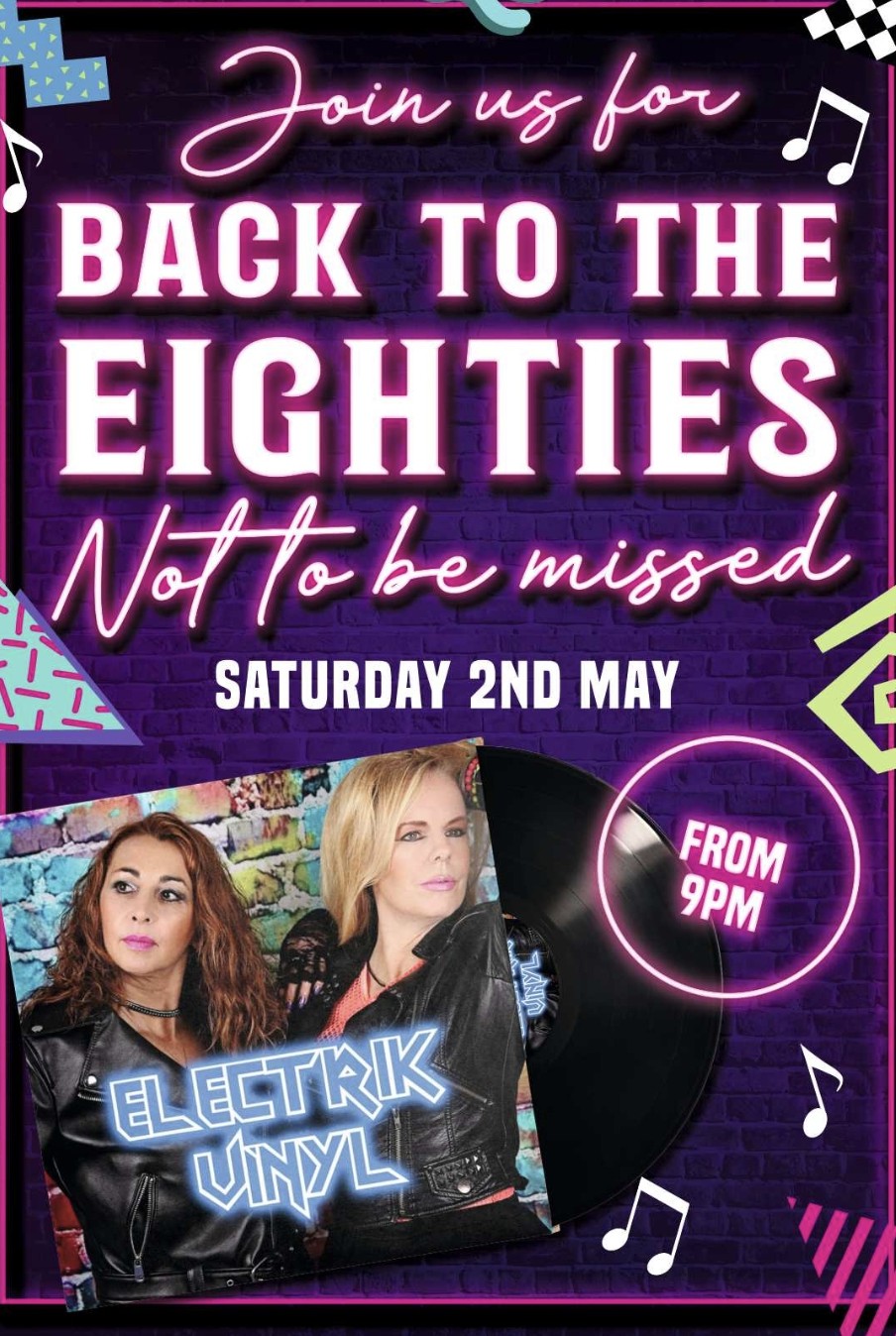 Electrik Vinyl 80's Duo