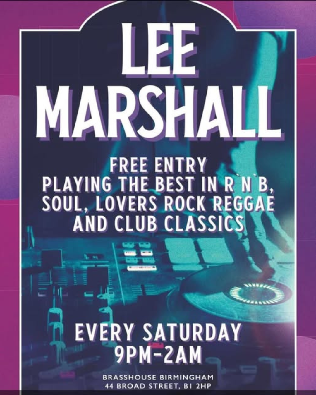 DJ Lee Marshall