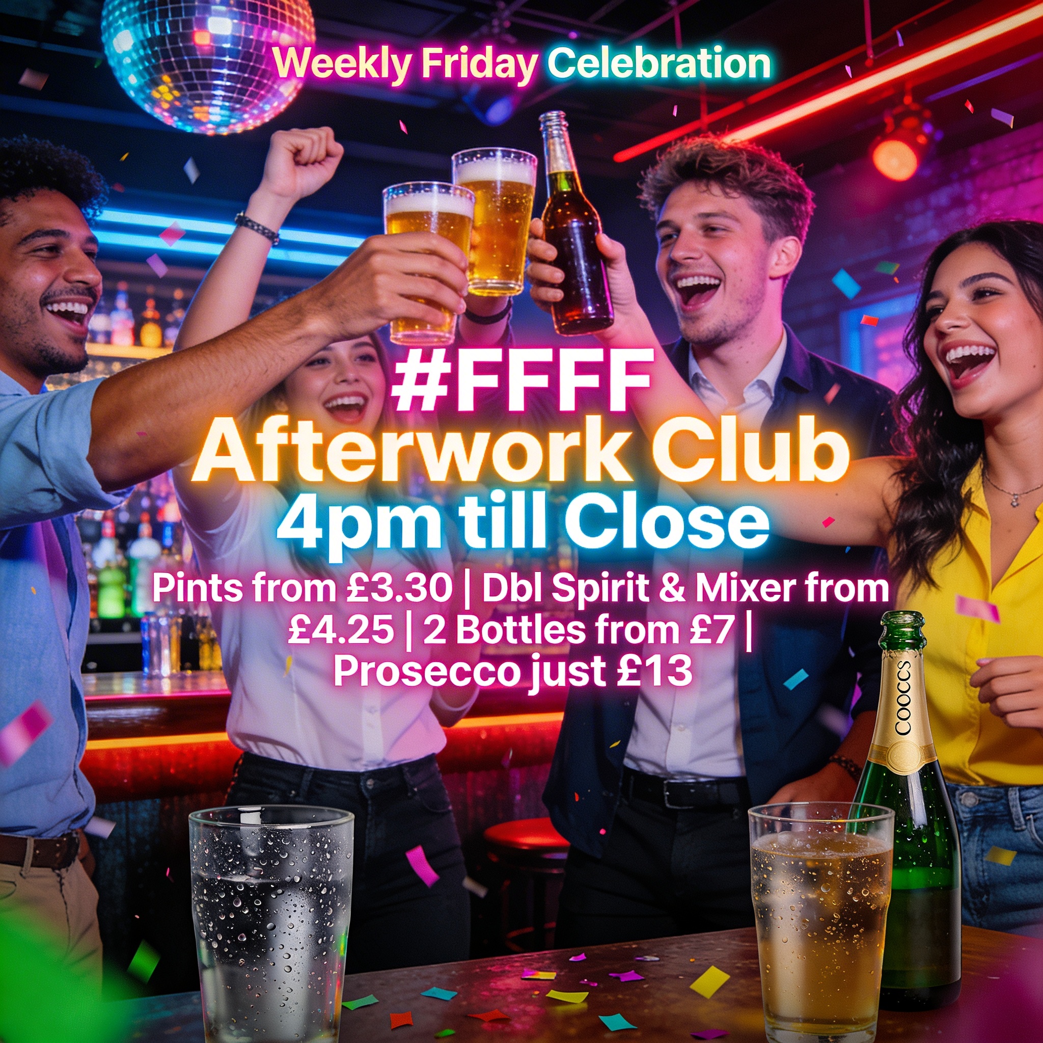 #ffff After Work Club