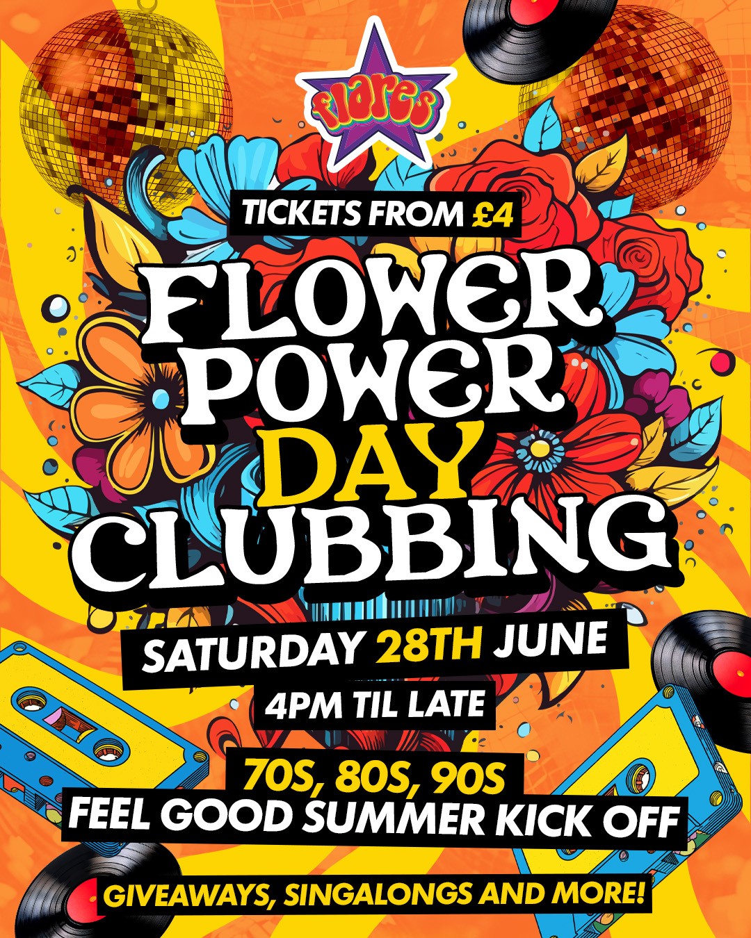 Flower Power Day Clubbing
