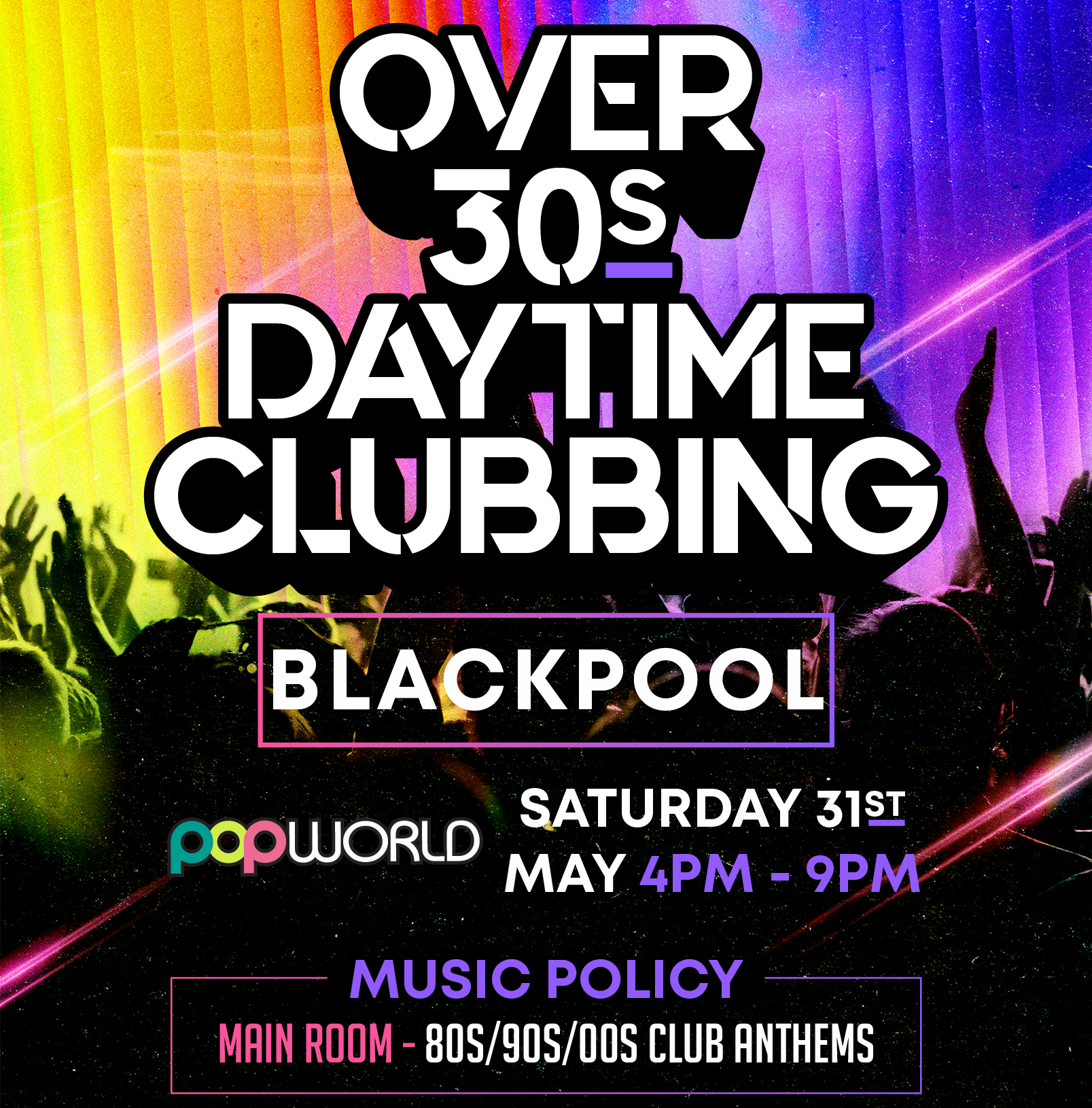 Over 30s Daytime Clubbing