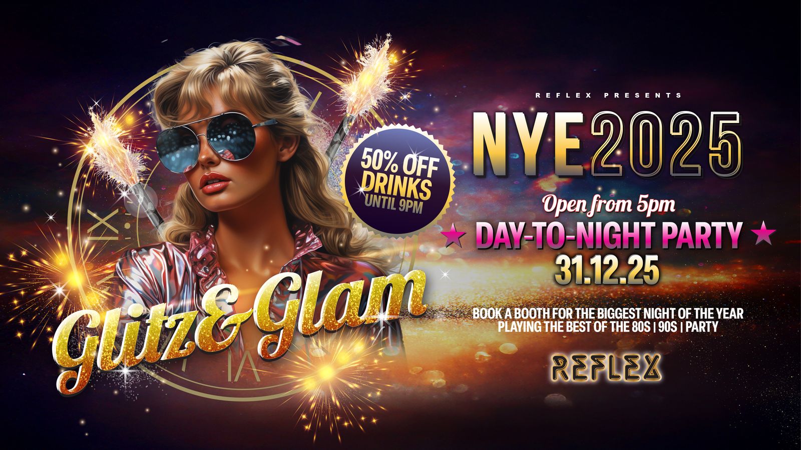 🎉✨ GLITZ & GLAM NYE 2025 ✨🎉 