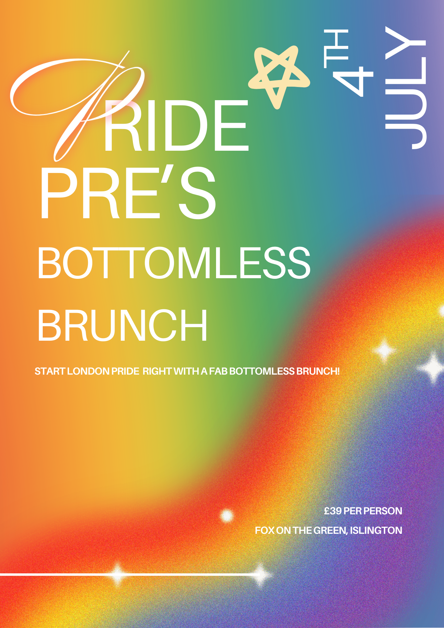 Pride Pre's Bottomless Brunch 