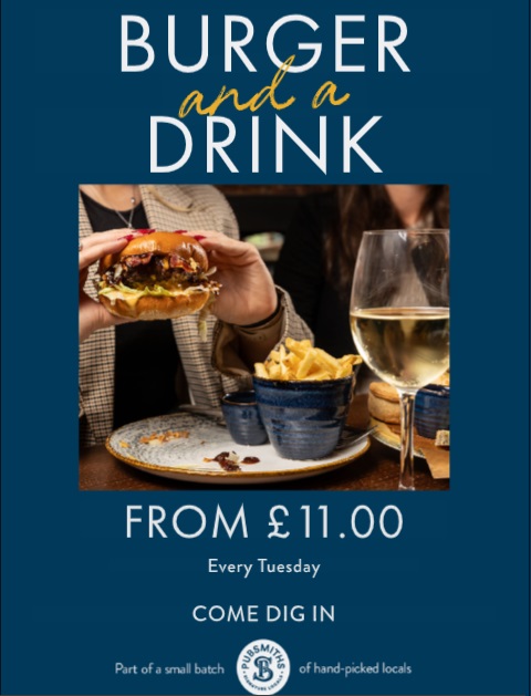 Burger And Drink Night
