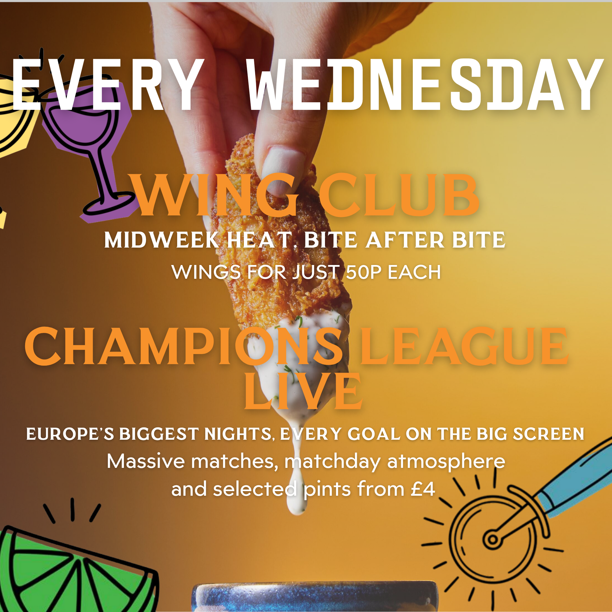 Champions League Live | Wing Club