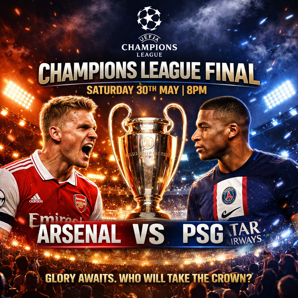 Champions Lge Final Arsenal V PSG
