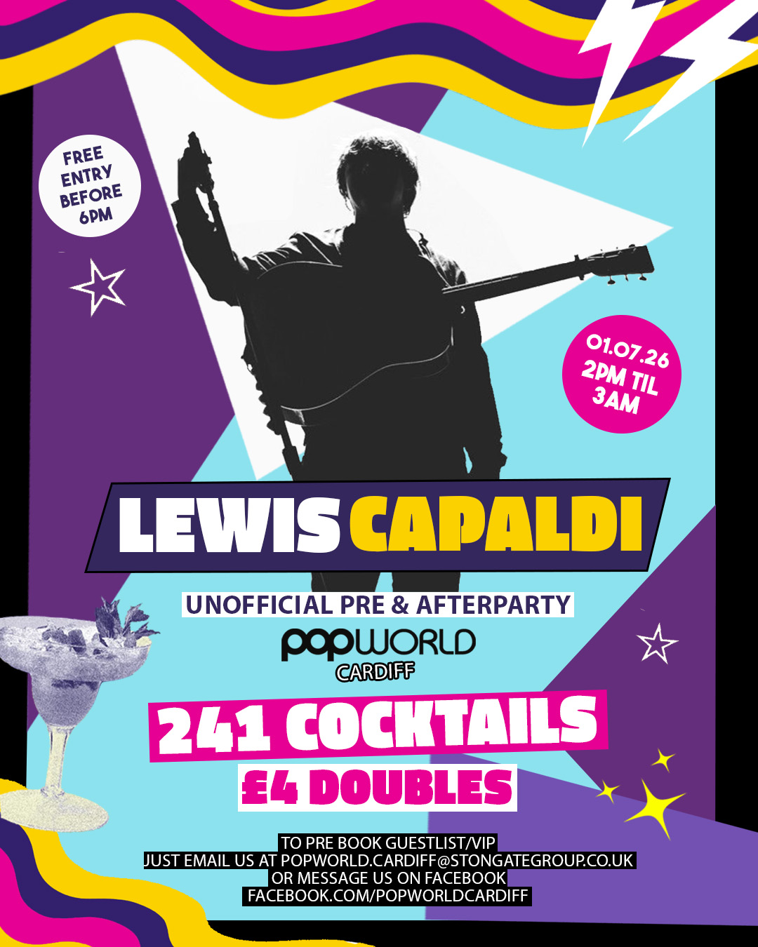 Lewis Capaldi Pre & Afterparty
