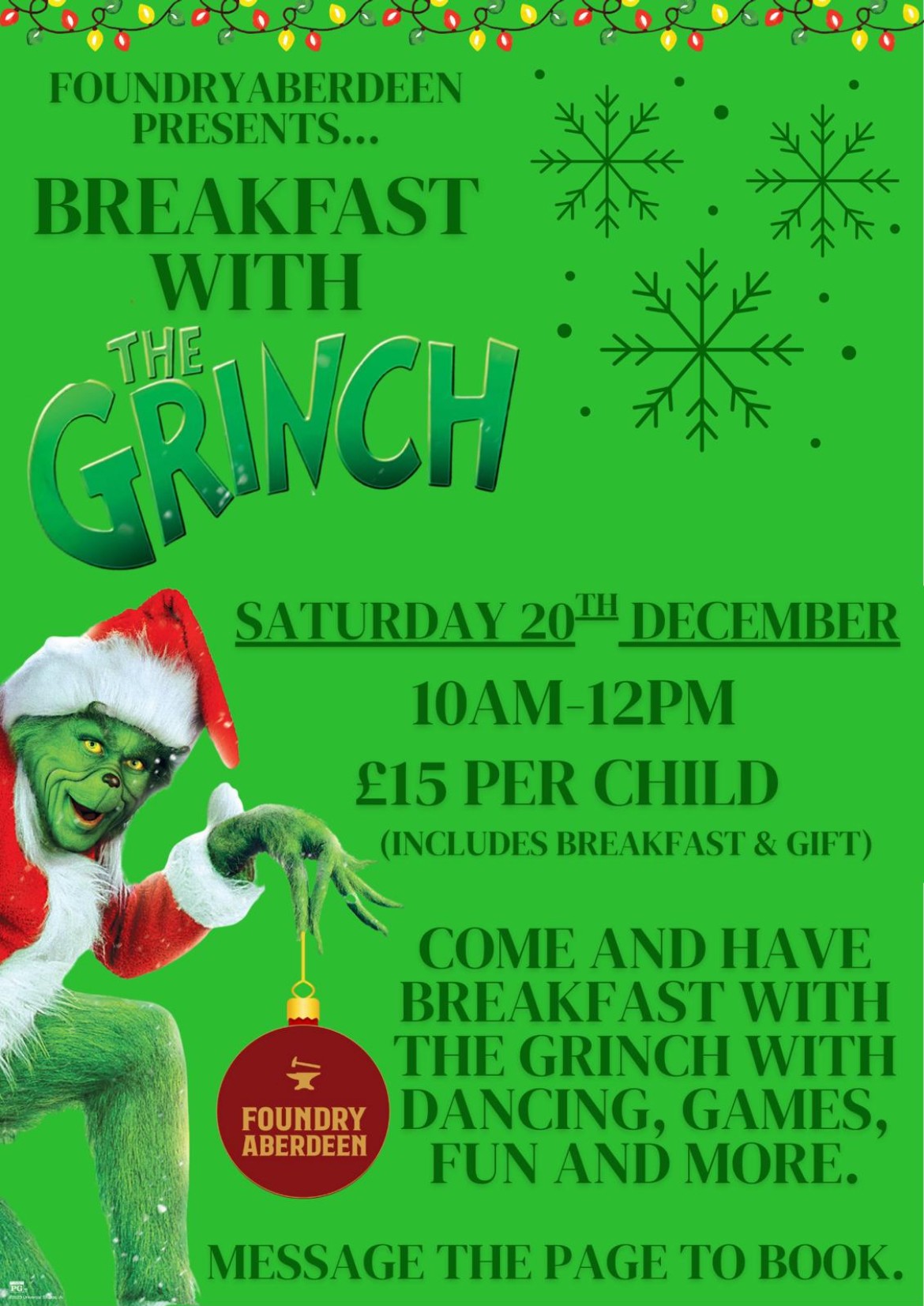 Breakfast with the Grinch 