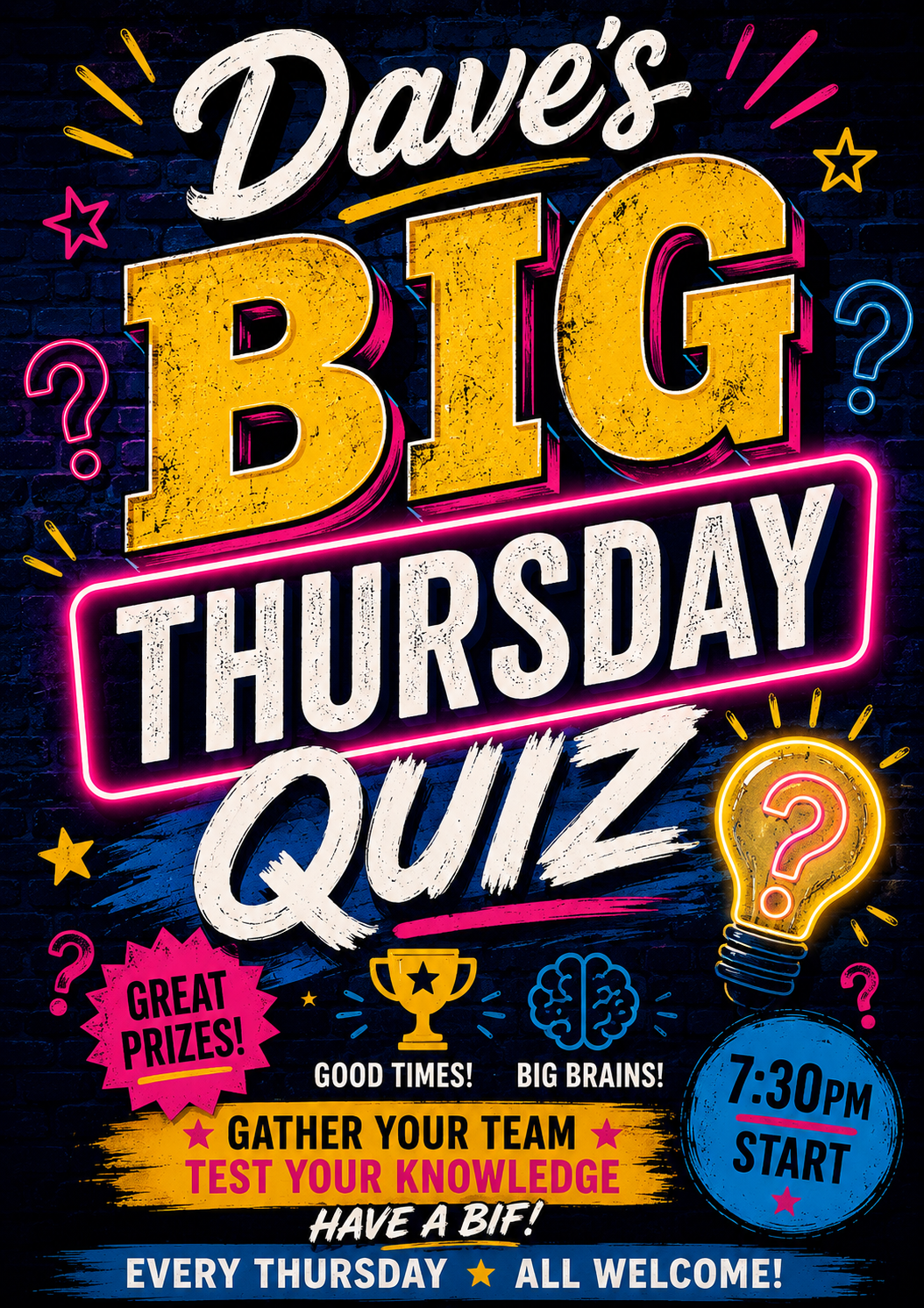 Daves Big Quiz