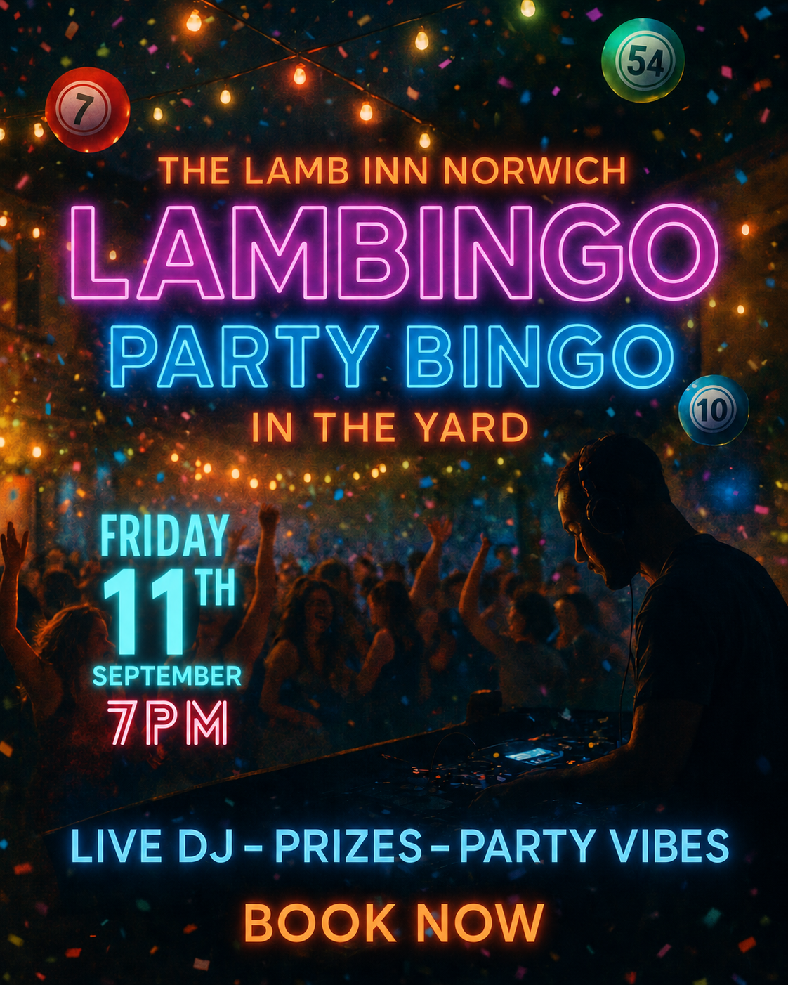 LAMBINGO – PARTY BINGO IN THE YARD