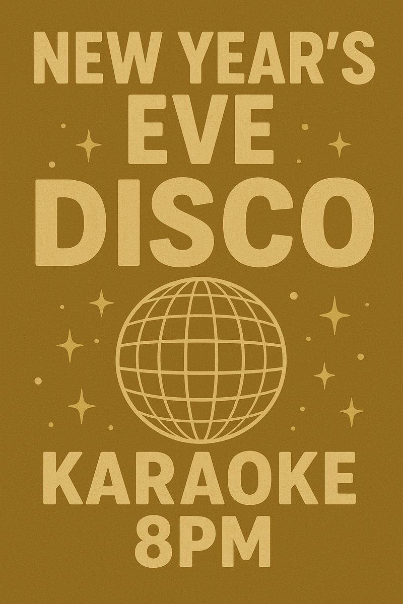 New Years Eve Karaoke Disco 