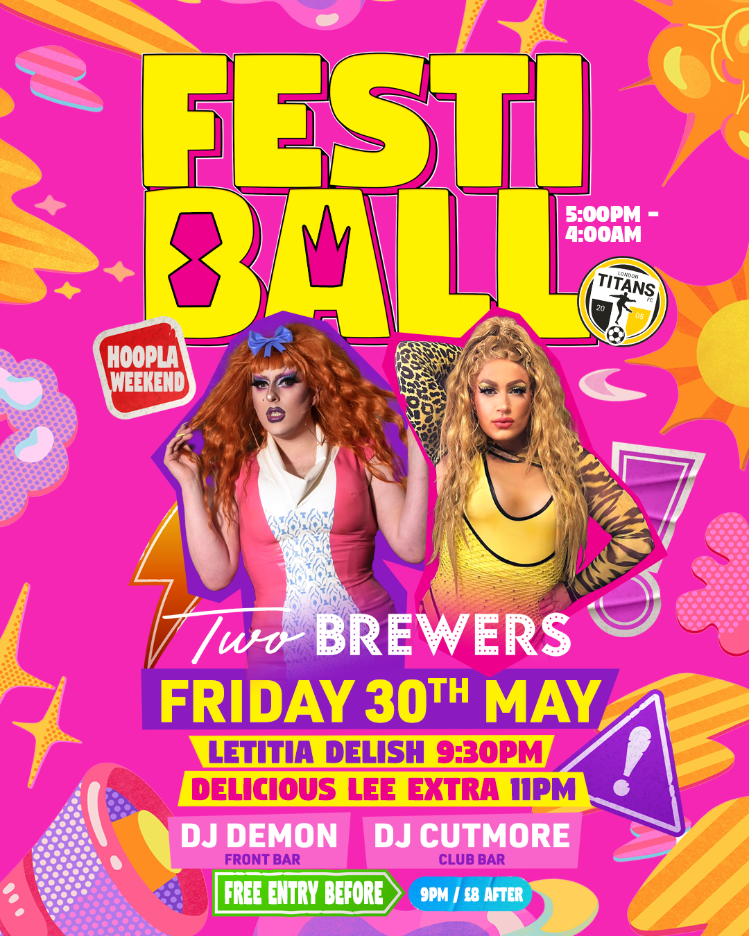 BALL with Double Drag Friday Night Party