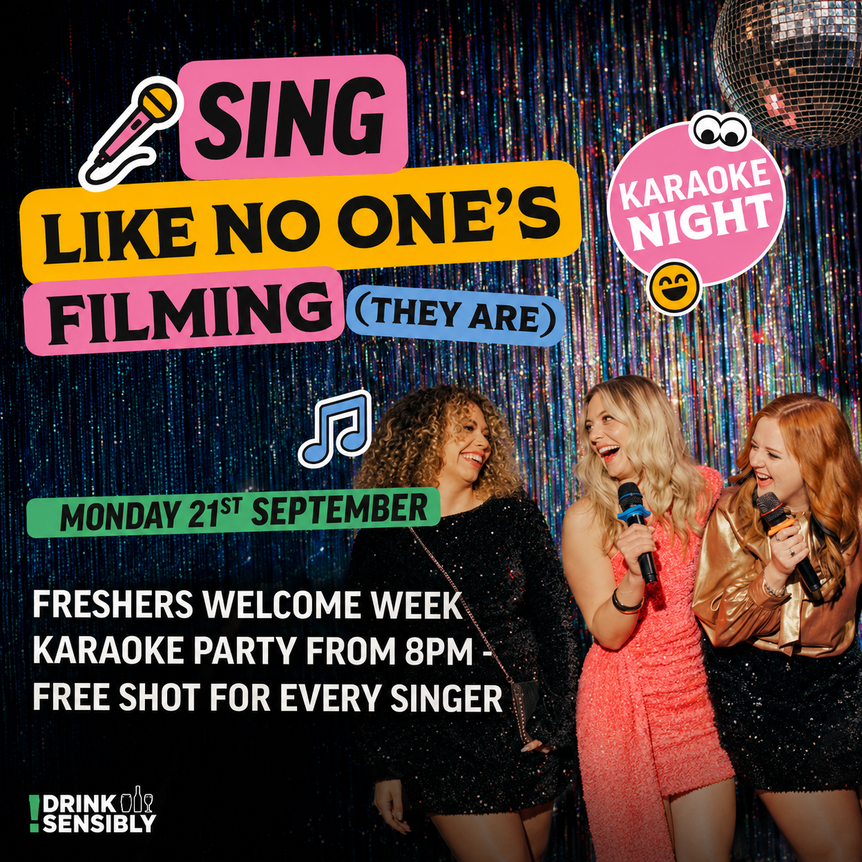 Freshers Welcome Week Karaoke Party
