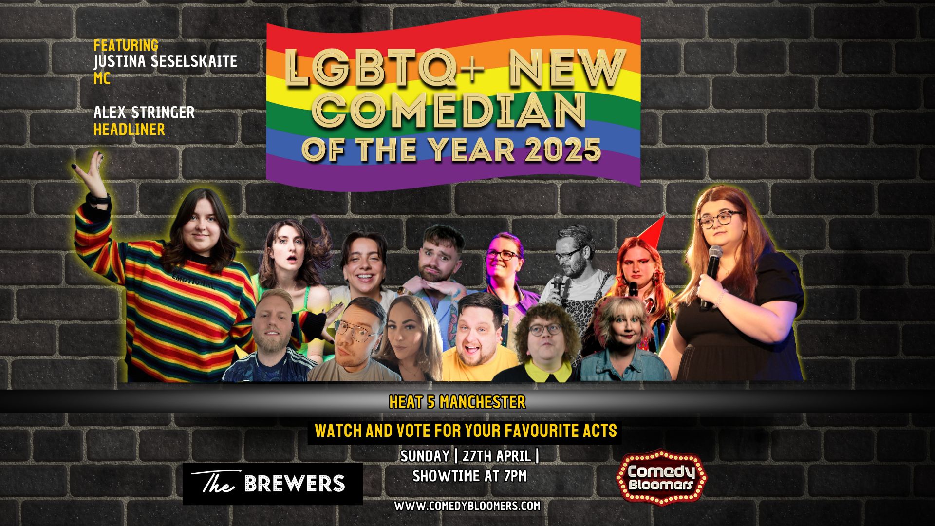LGBTQ NEW COMEDIAN OF THE YEAR HEAT 5 MANCHESTER