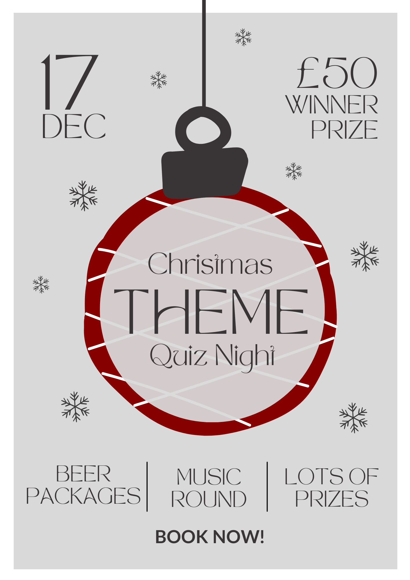 CHRISTMAS THEMED QUIZ NIGHT
