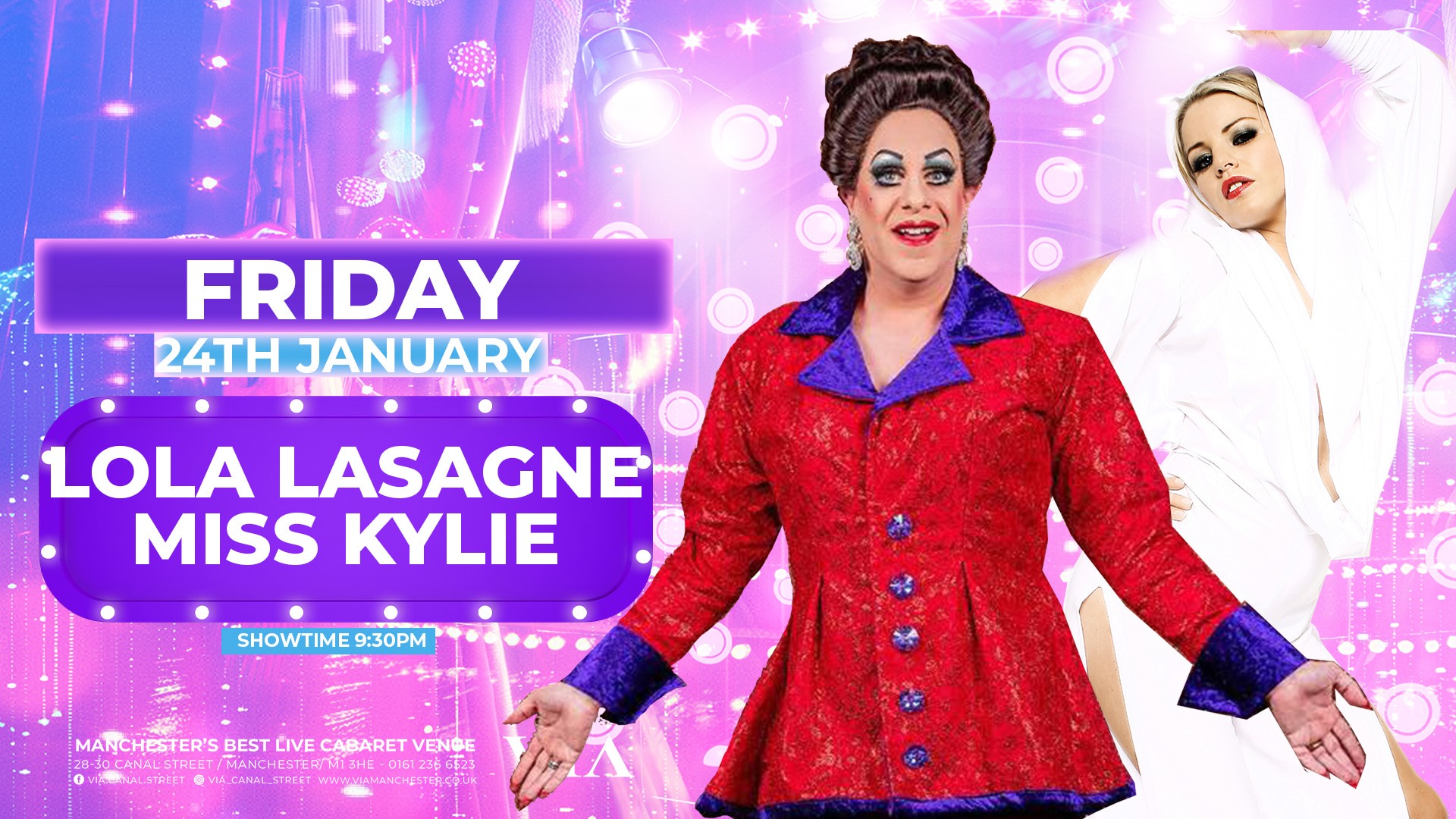 Cabaret Sunday at Via, Sunday 26th January Via Manchester Manchester