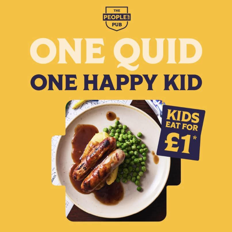 Kids Eat For One Pound