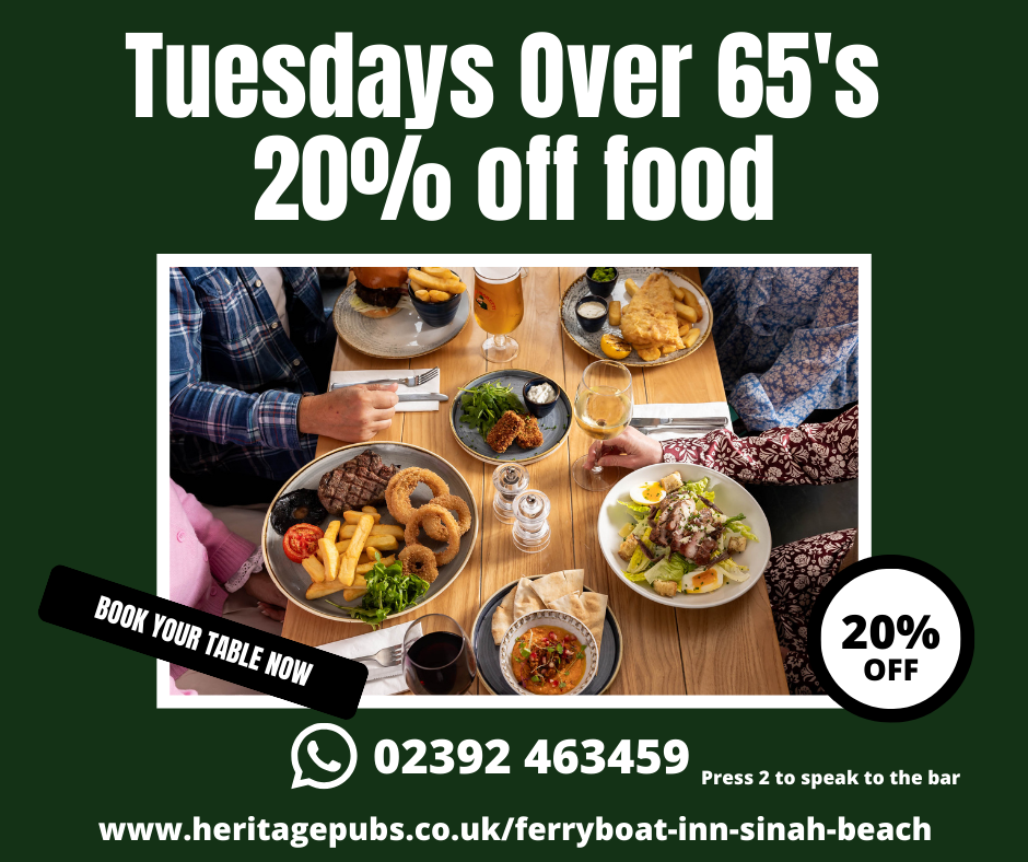 Over 65s 20 Food