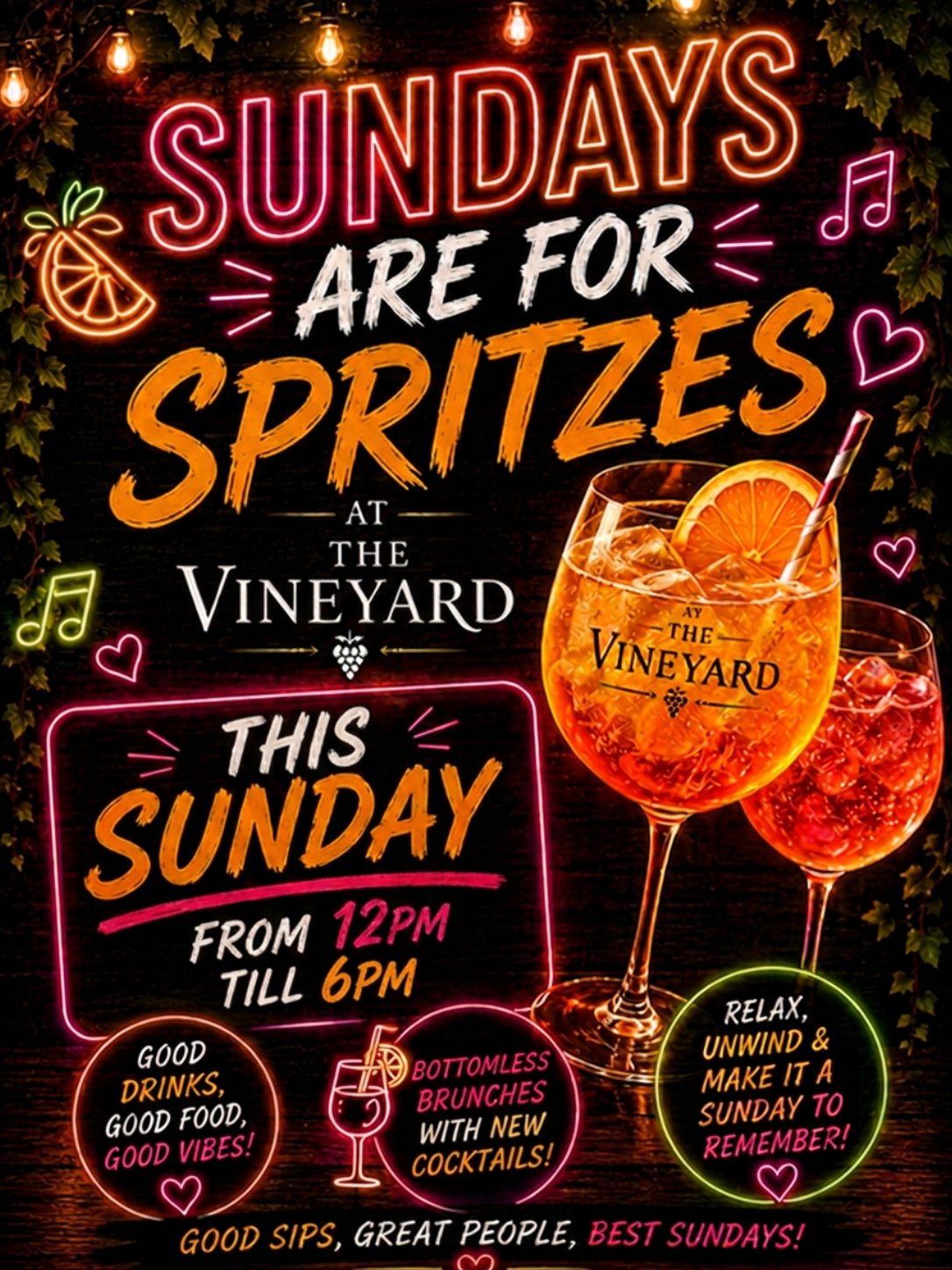 Sundays are for sprit's