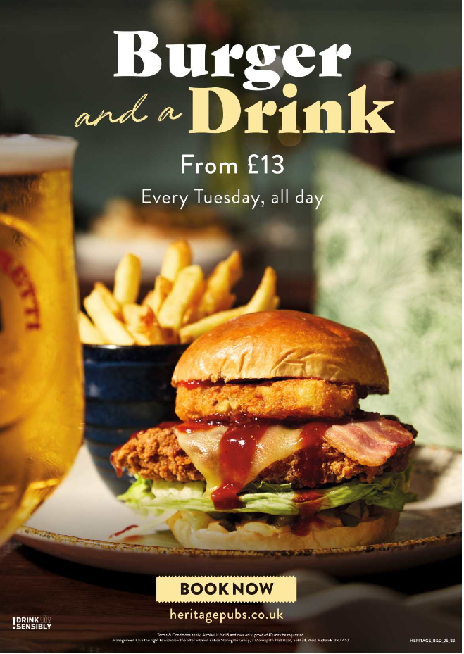 Burger And Drink deal
