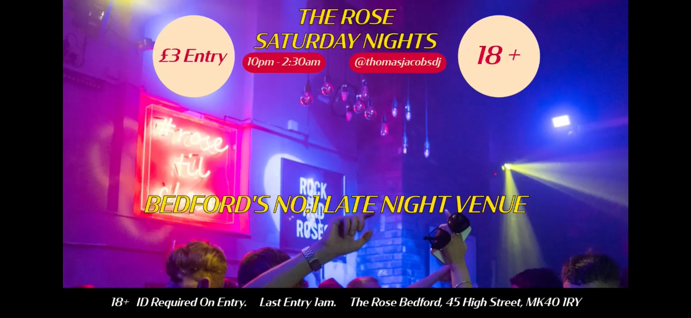 #RoseTilClose presents Saturday DJ