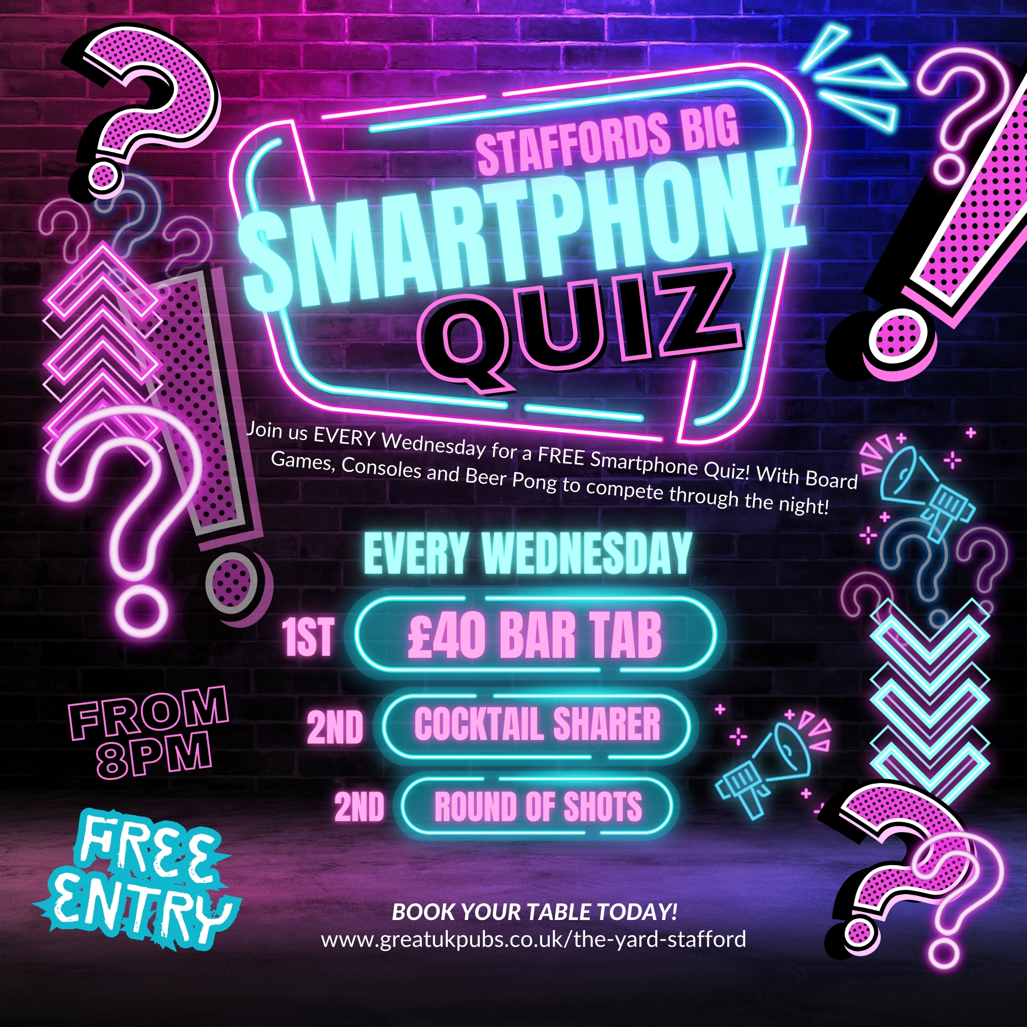SMARTPHONE QUIZ Every Wednesday