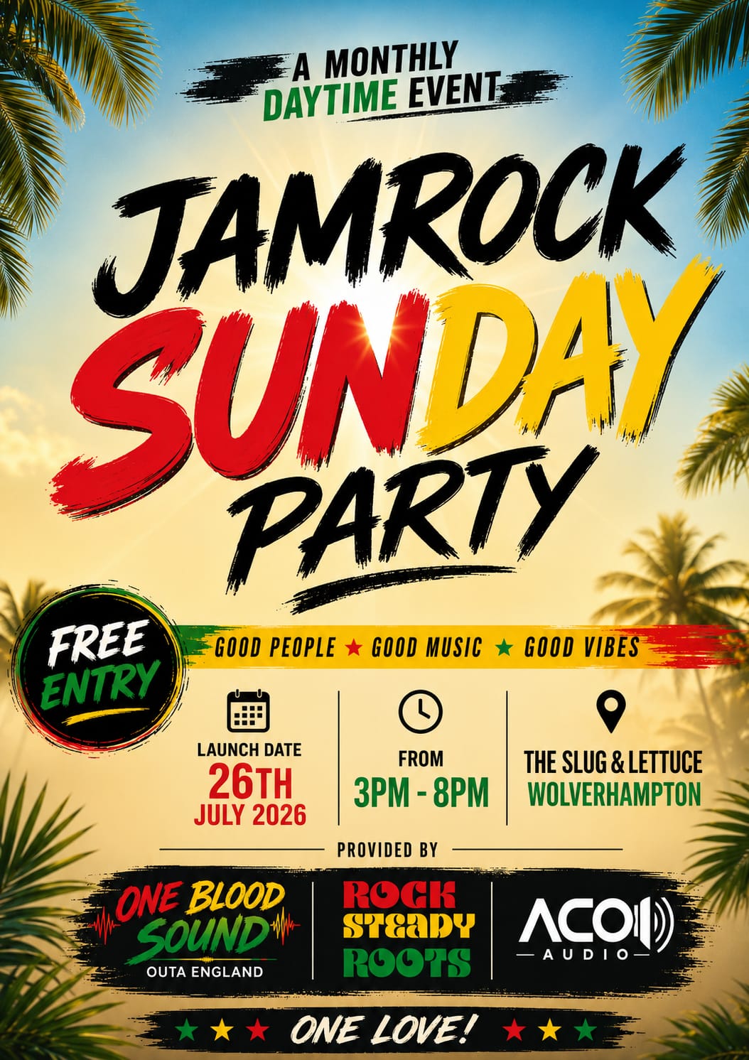 JAM ROCK Sunday Day Party 