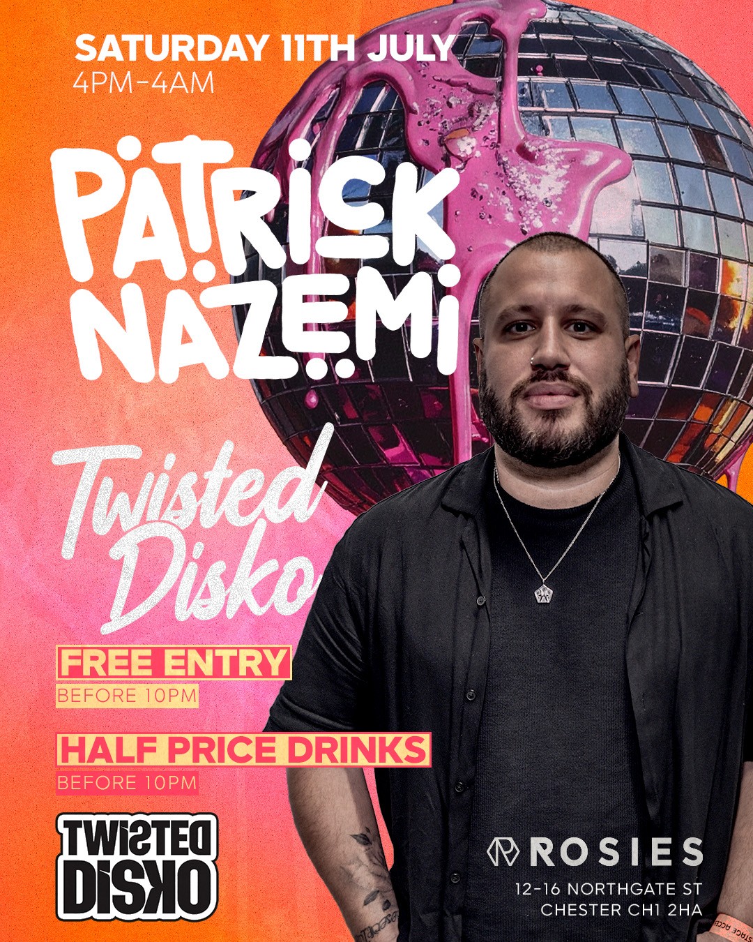 TWISTED DISKO With Patrick Nazemi