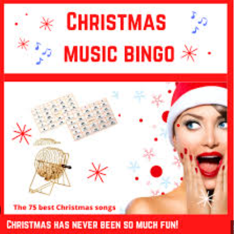 Christmas game music bingo