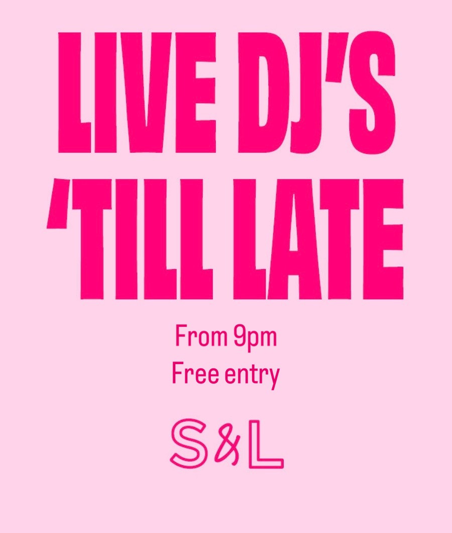 DJs Saturday from 9pm - 1am