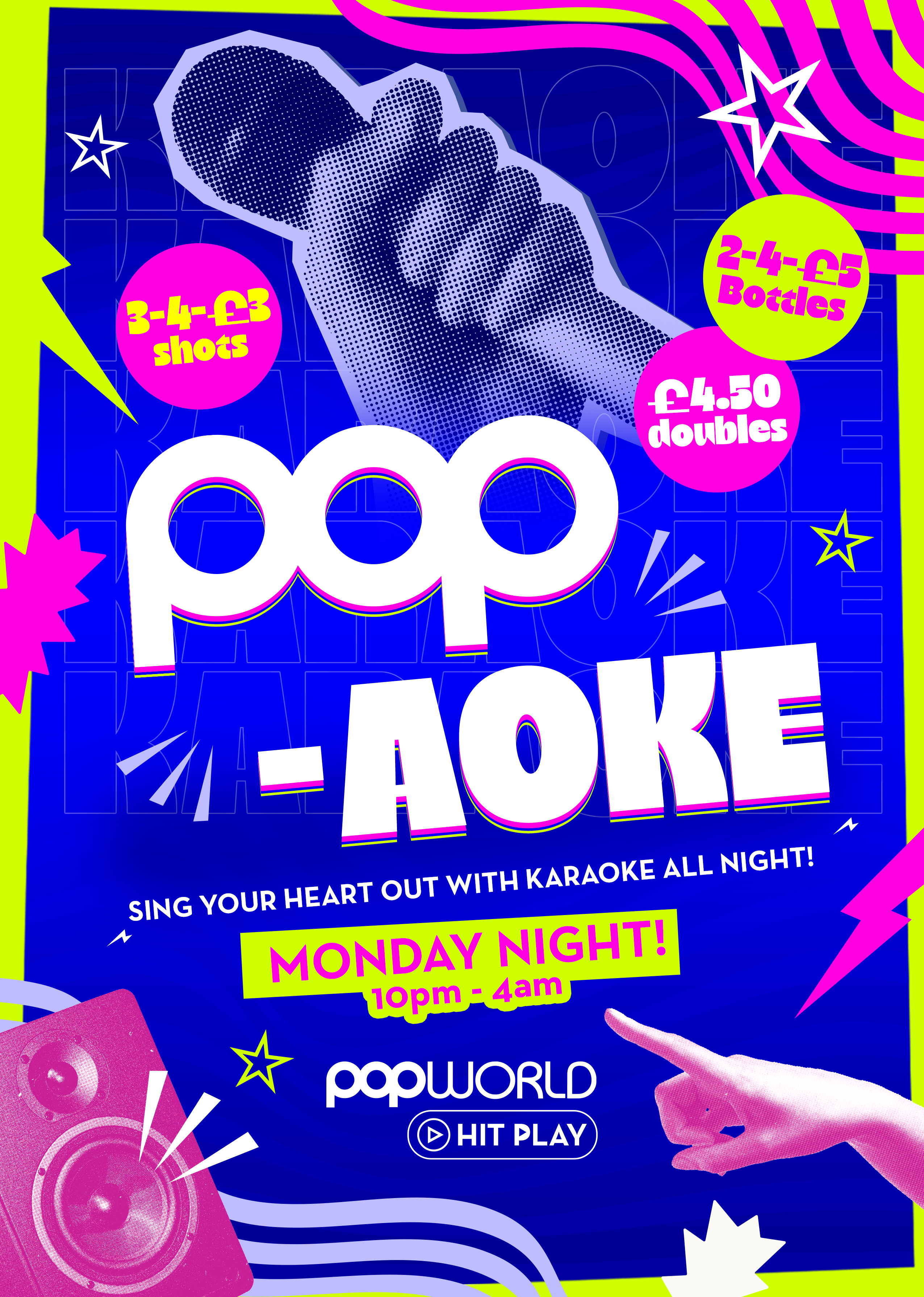 POP-AOKE MONDAYS