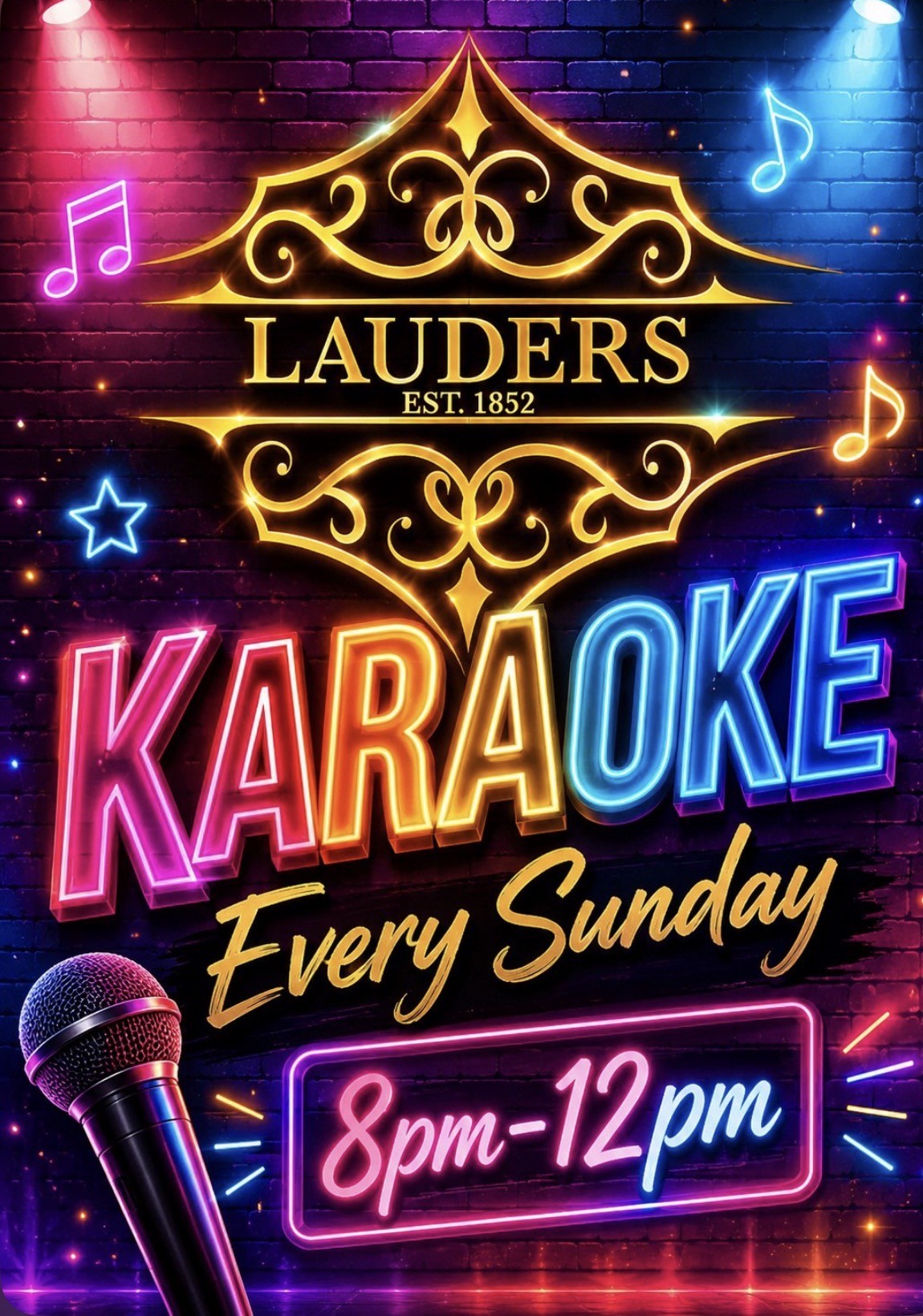 sunday night karaoke