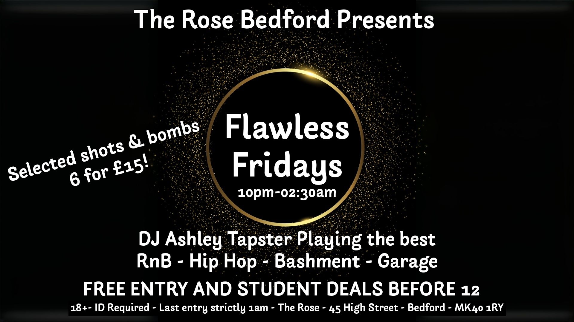Flawless Fridays @ The Rose Bedford