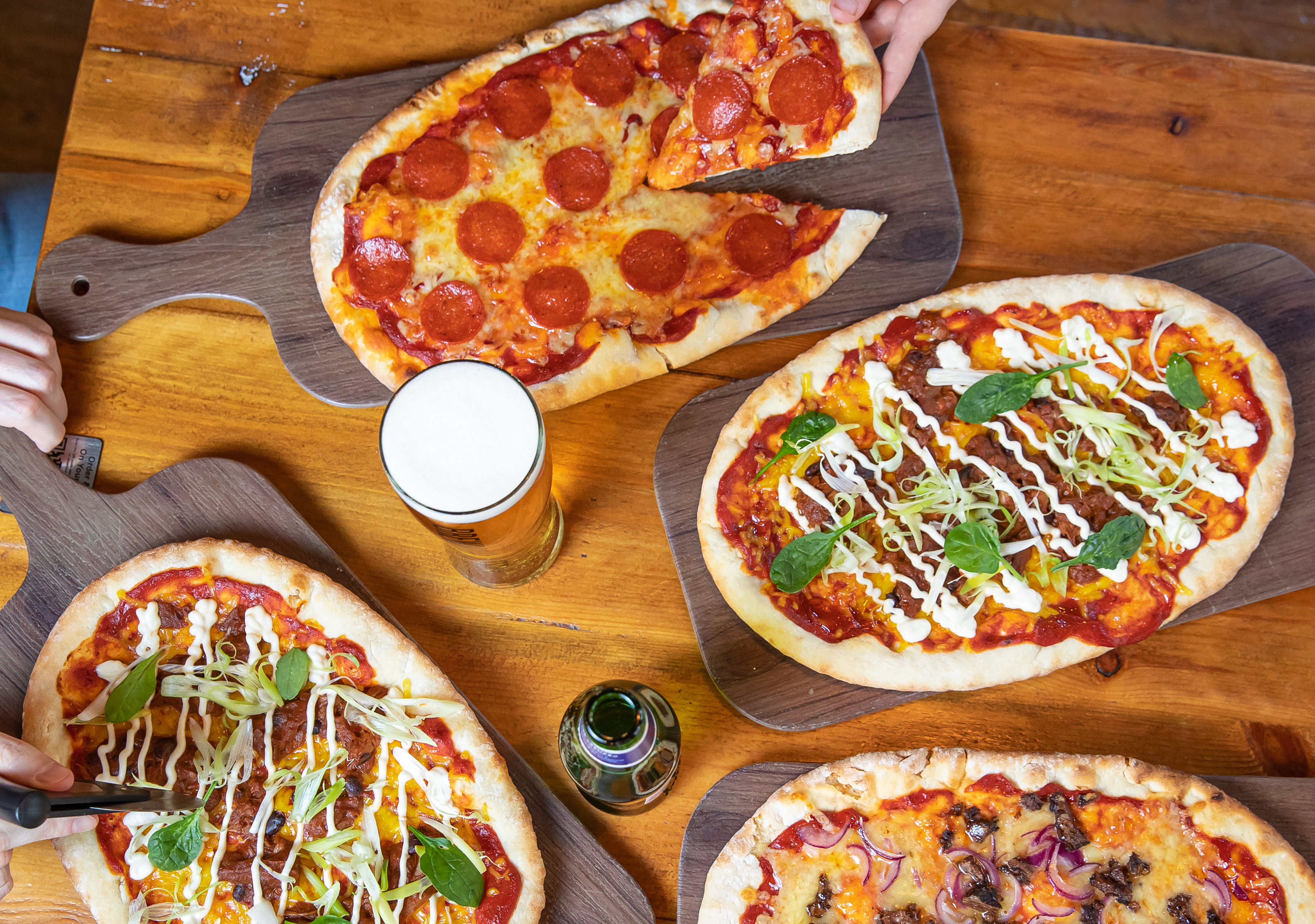 Enjoy pizza with your friends in Newcastle Upon Tyne